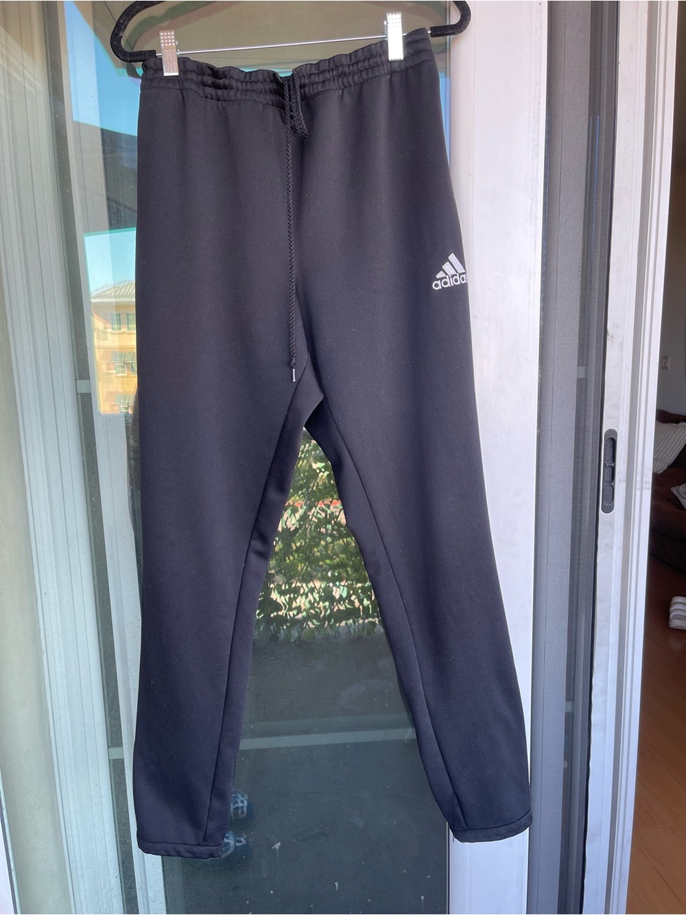 adidas Black Kids Jogger Sweatpants with Logo